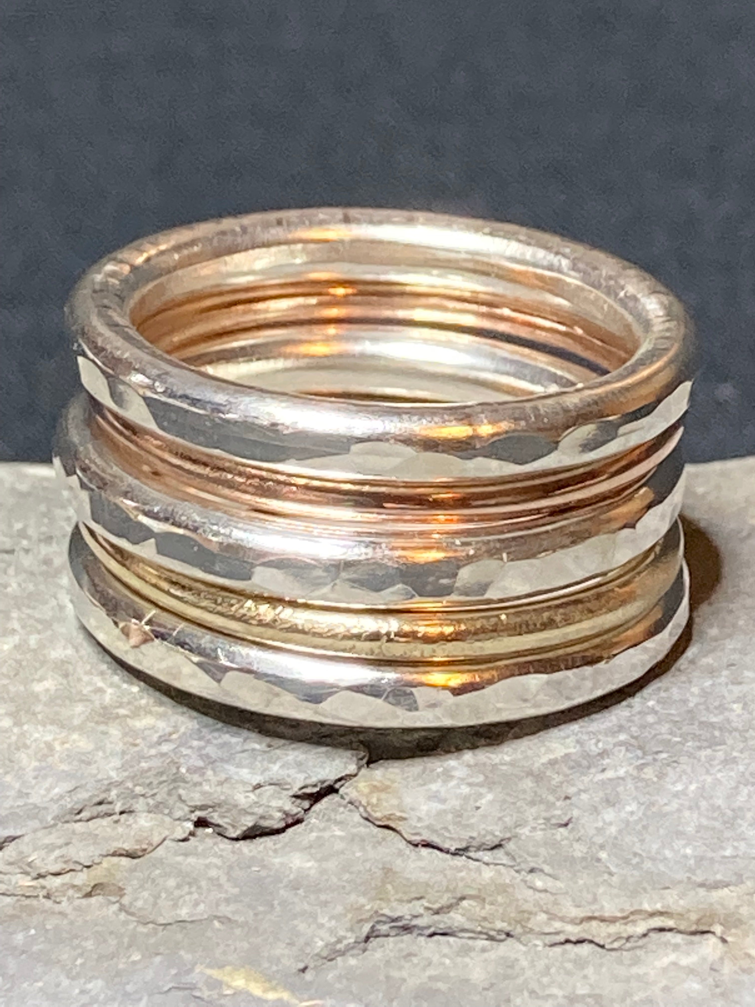 Stacking Rings. Sterling Silver or gold to your exact design and specification